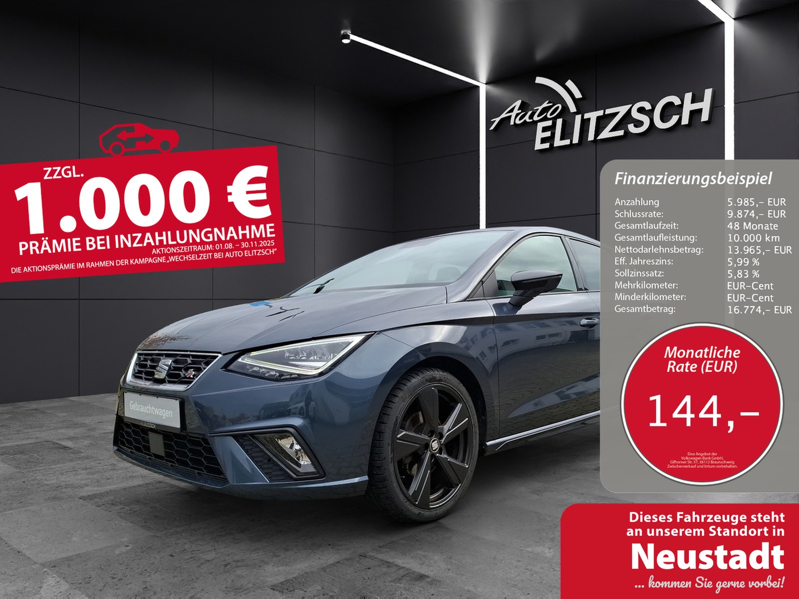 SEAT Ibiza TSI FR-Line Beats DSG LED Navi GRA PDC SH 18