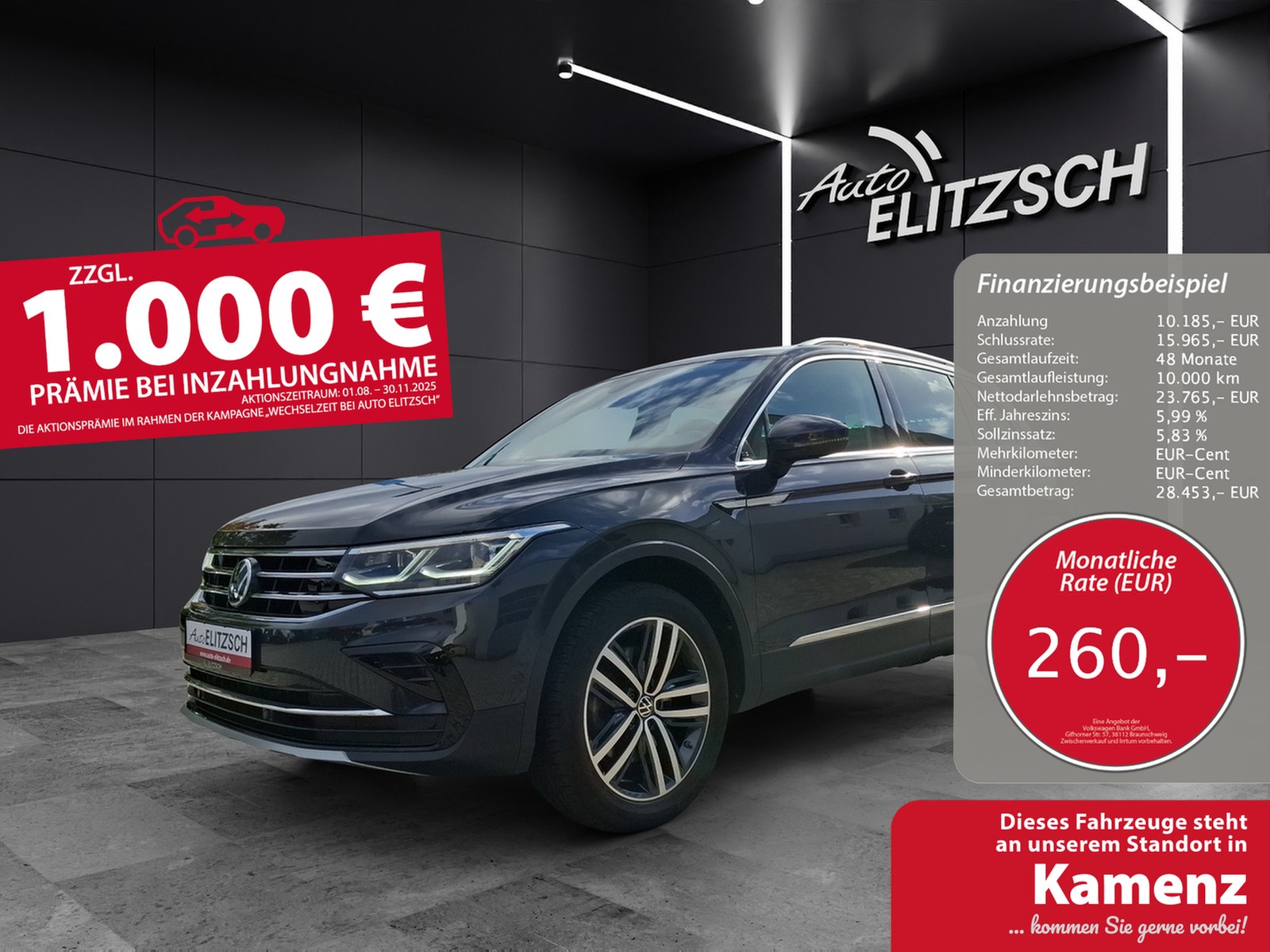 Volkswagen Tiguan TDI Elegance DSG 4Mo Matrix AHK Navi AIF´D ACC RFK SH 19