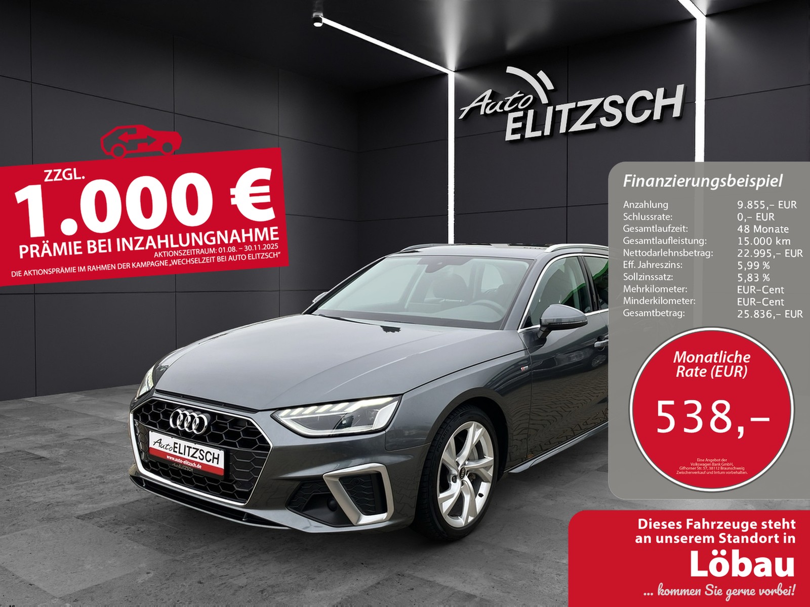 Audi A4 Avant 40 TFSI S-tronic S-line LED Navi AVC ACC PDC SH