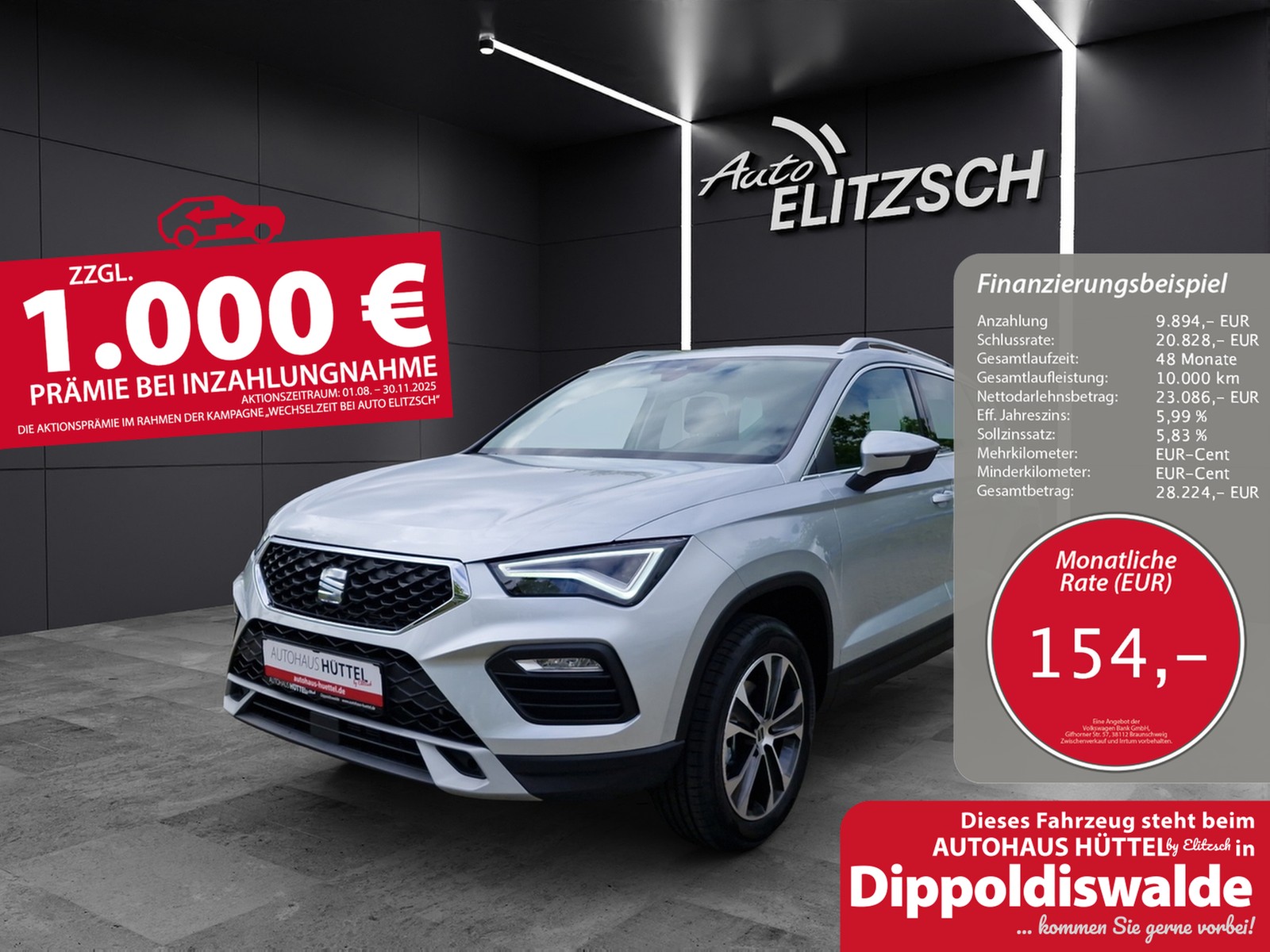 SEAT Ateca Style Edition 1.5 TSI AHZ LED NAVI KLIMA