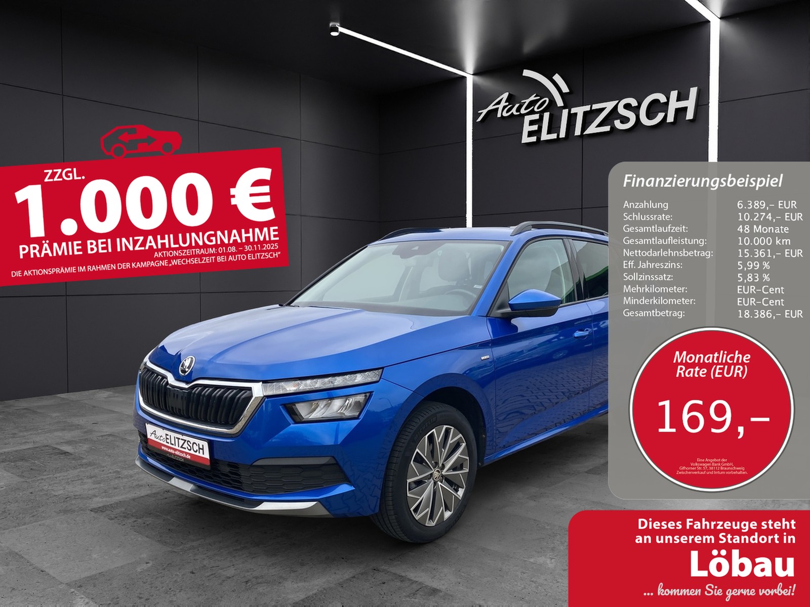 SKODA Kamiq TSI Clever LED AHK Navi GRA RFK SH