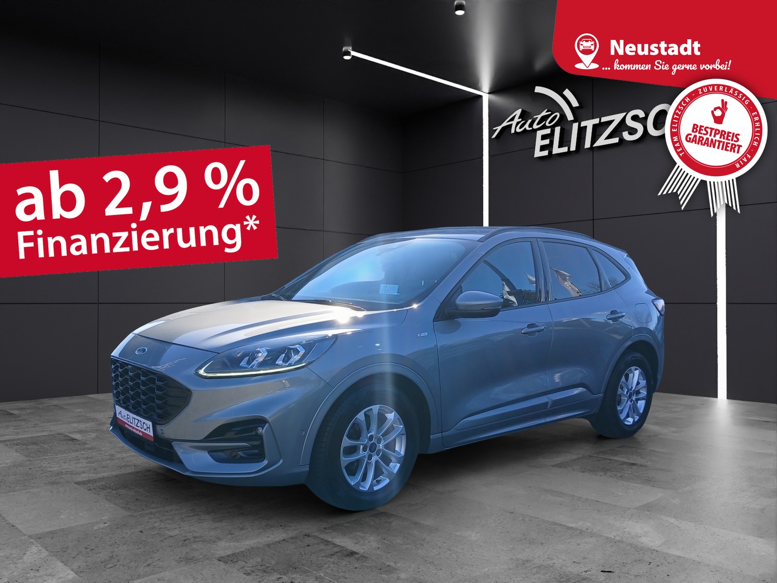 Fahrzeugabbildung Ford Kuga 2.0 EcoBlue Hybrid ST-Line X LED AHK Navi HUD