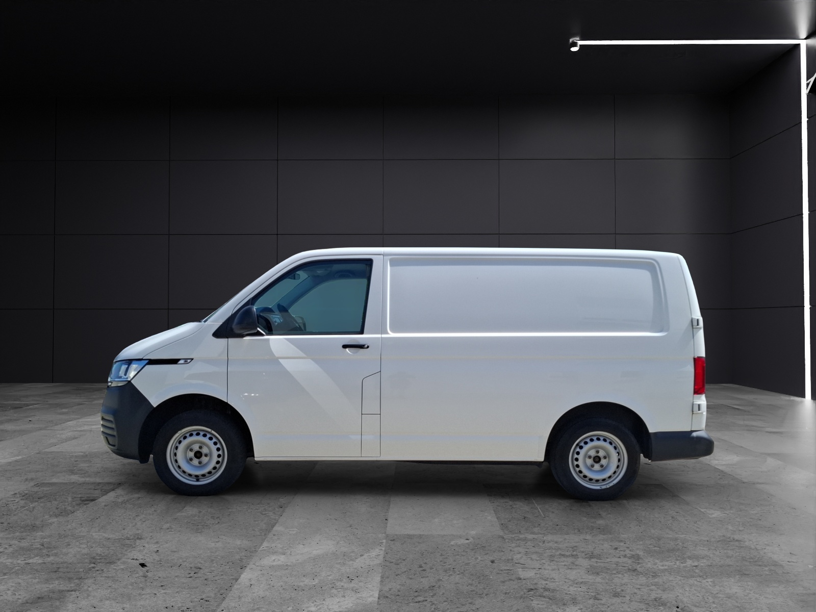 Fahrzeugabbildung Volkswagen T6 Transporter T6.1 TDI Kasten 4M AHK Klima Holzboden Trennwand AHK Klima