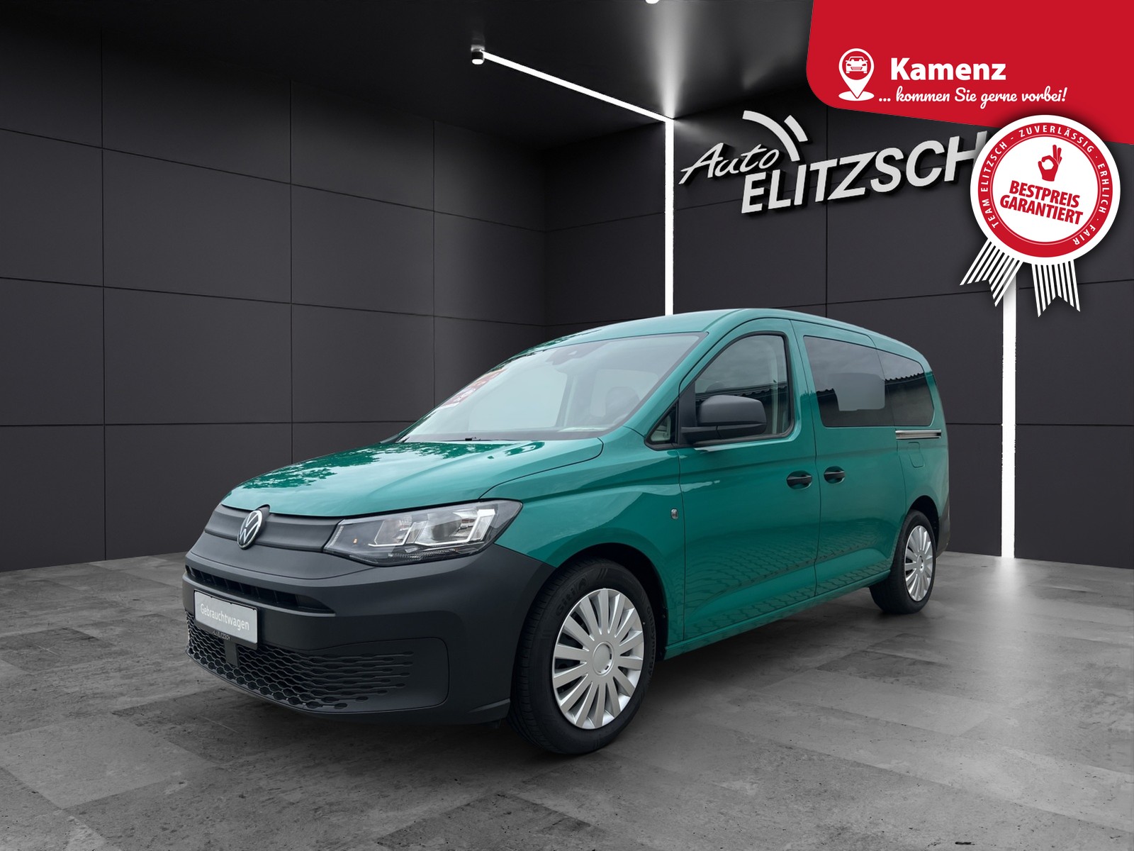 Fahrzeugabbildung Volkswagen Caddy Kombi TDI Maxi Basis 7-Si AHK GRA PDC
