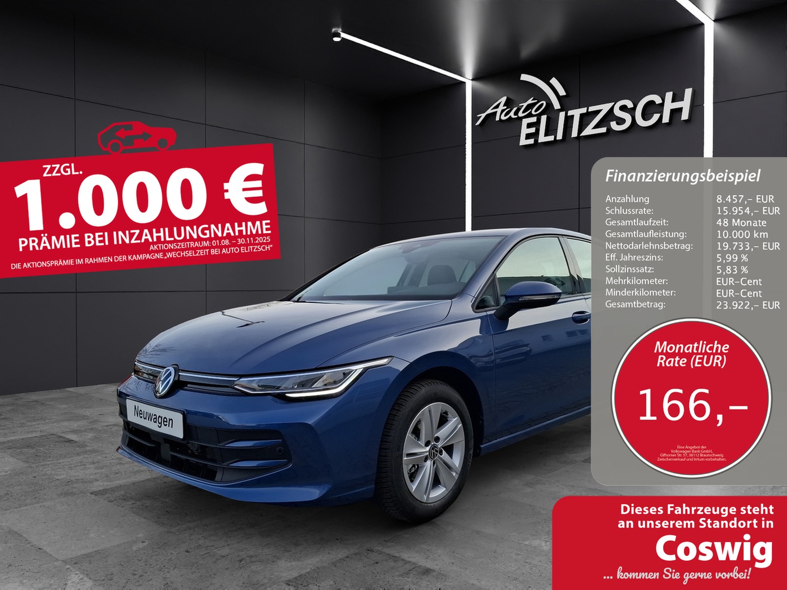 Volkswagen Golf VIII Lim. Goal TSI