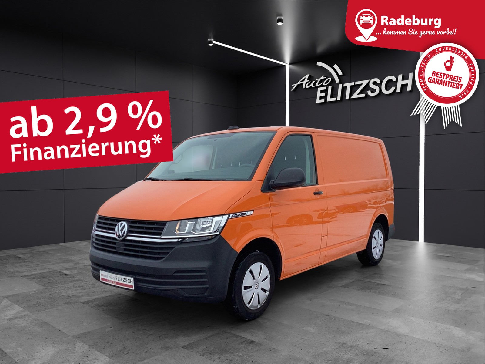 Fahrzeugabbildung Volkswagen T6 Transporter T6.1 TDI Kasten EcoProfi FWD