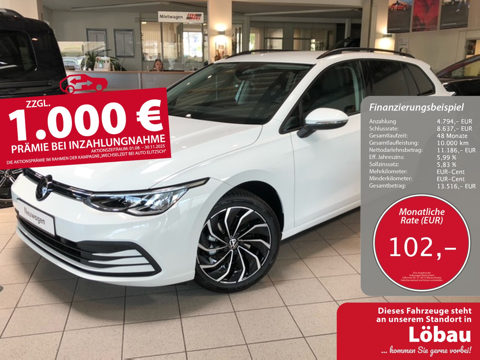 Volkswagen Golf VIII Variant Life TSI NAVI CLIMA ACC SH