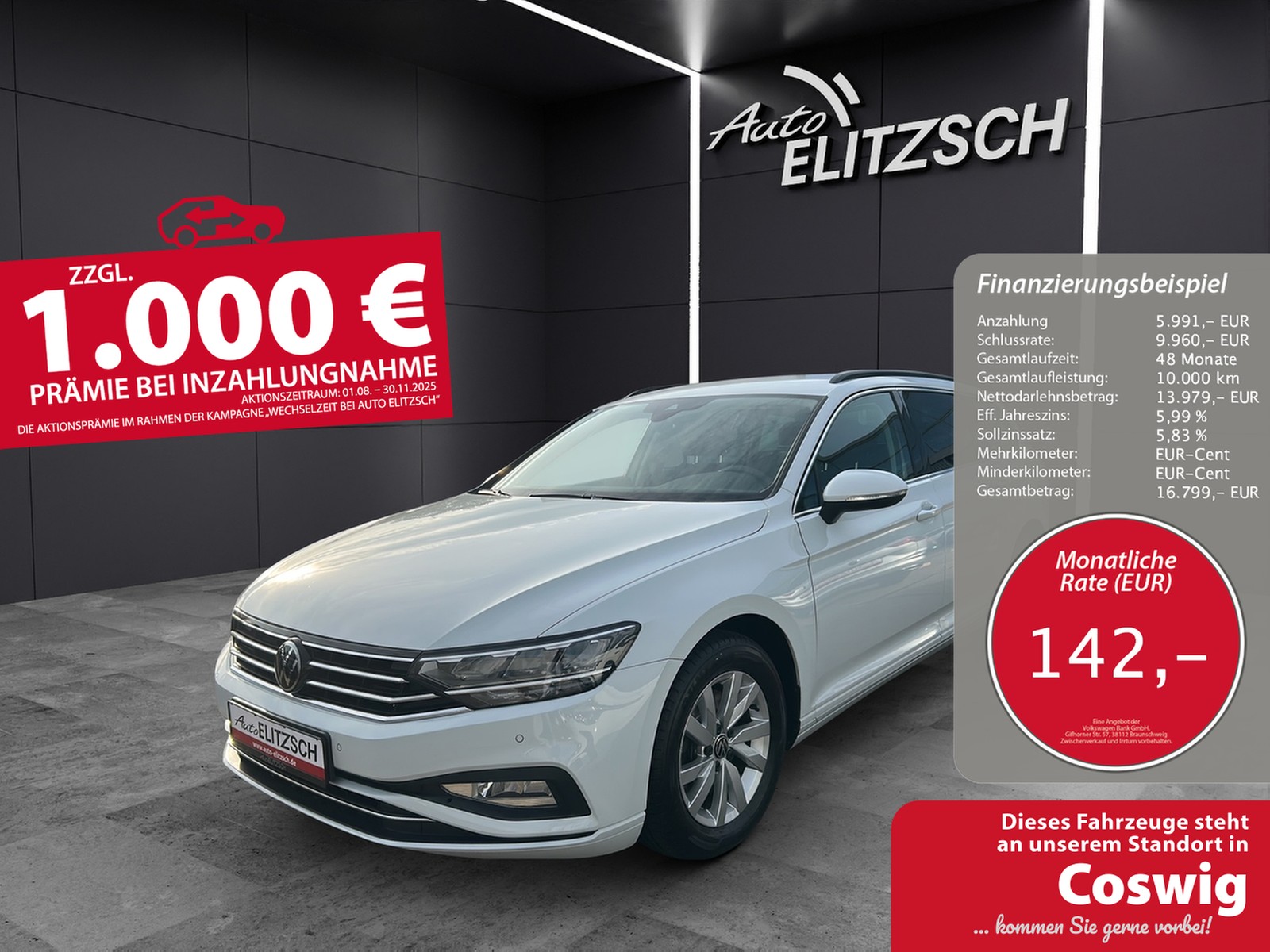 Volkswagen Passat Variant Business TDI DSG LED ACC SHZ RearView Navi