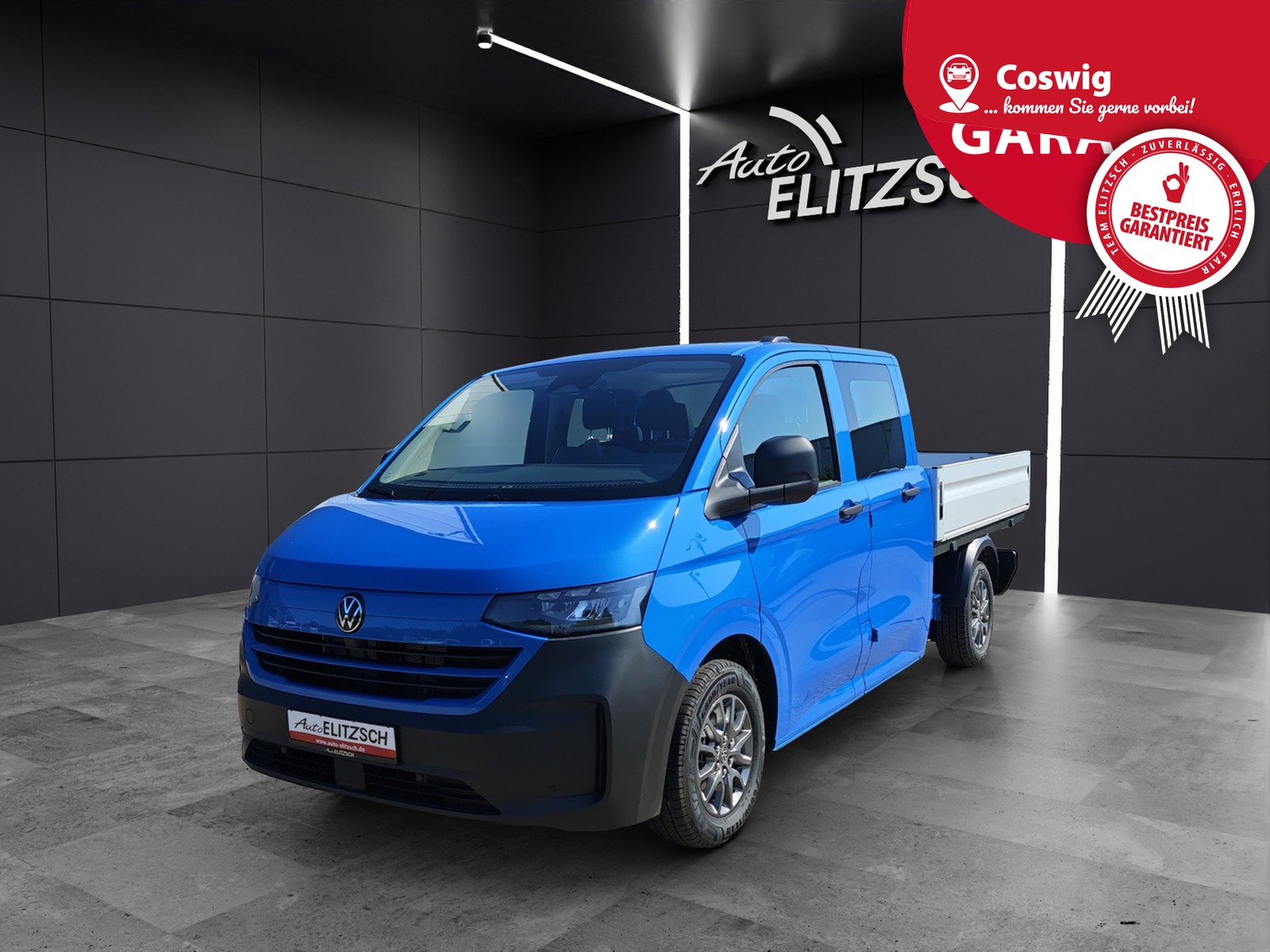 Fahrzeugabbildung Volkswagen T7 Transporter DOKA Pritsche TDI 4MO LR LED ACC NAVI AHK