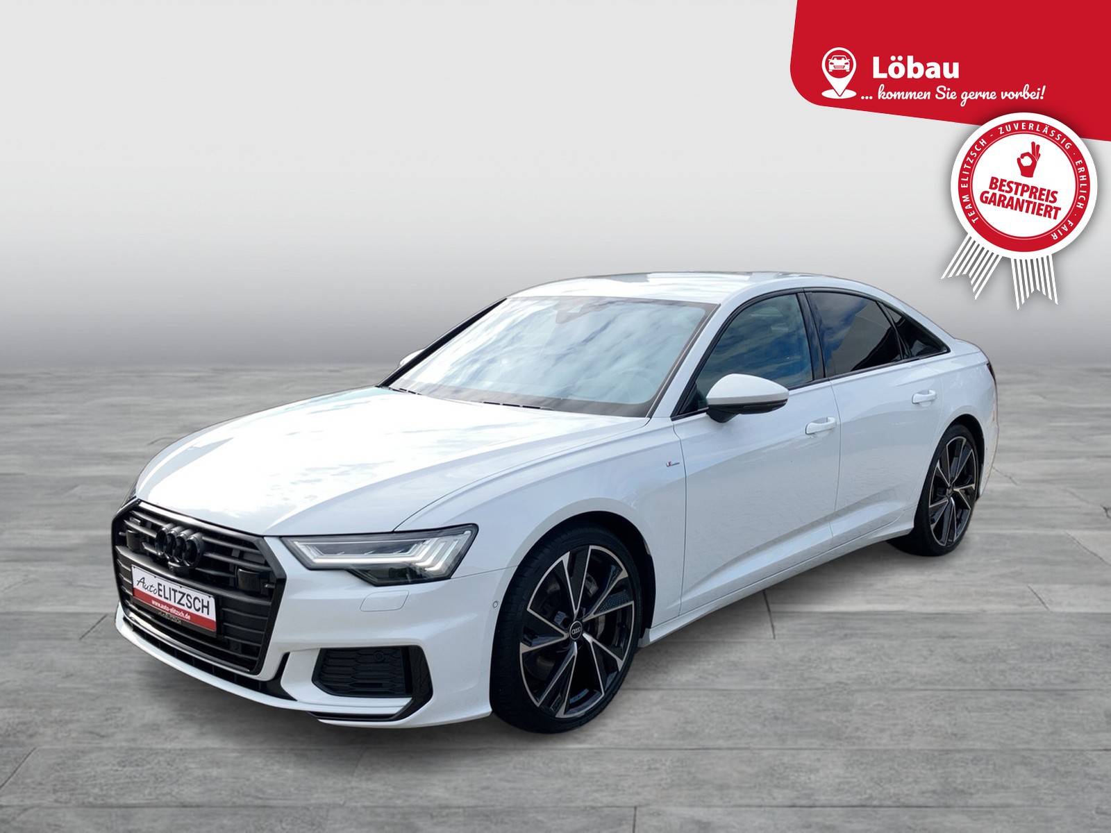 Fahrzeugabbildung Audi A6 Limousine 55 TFSI quattro S-Line Matrix ACC Luft HuD AVC Navi SHZ