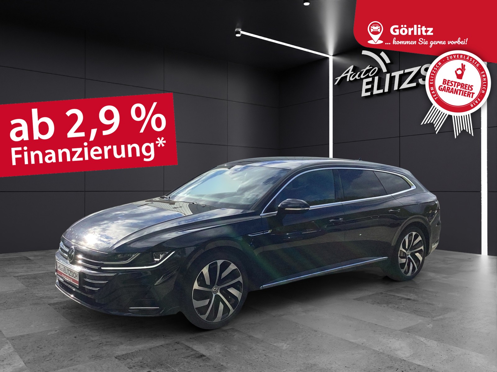 Fahrzeugabbildung Volkswagen Arteon Shooting Brake R-Line 4M IQ.Light Navi ACC STHZ AHK 4xSHZ