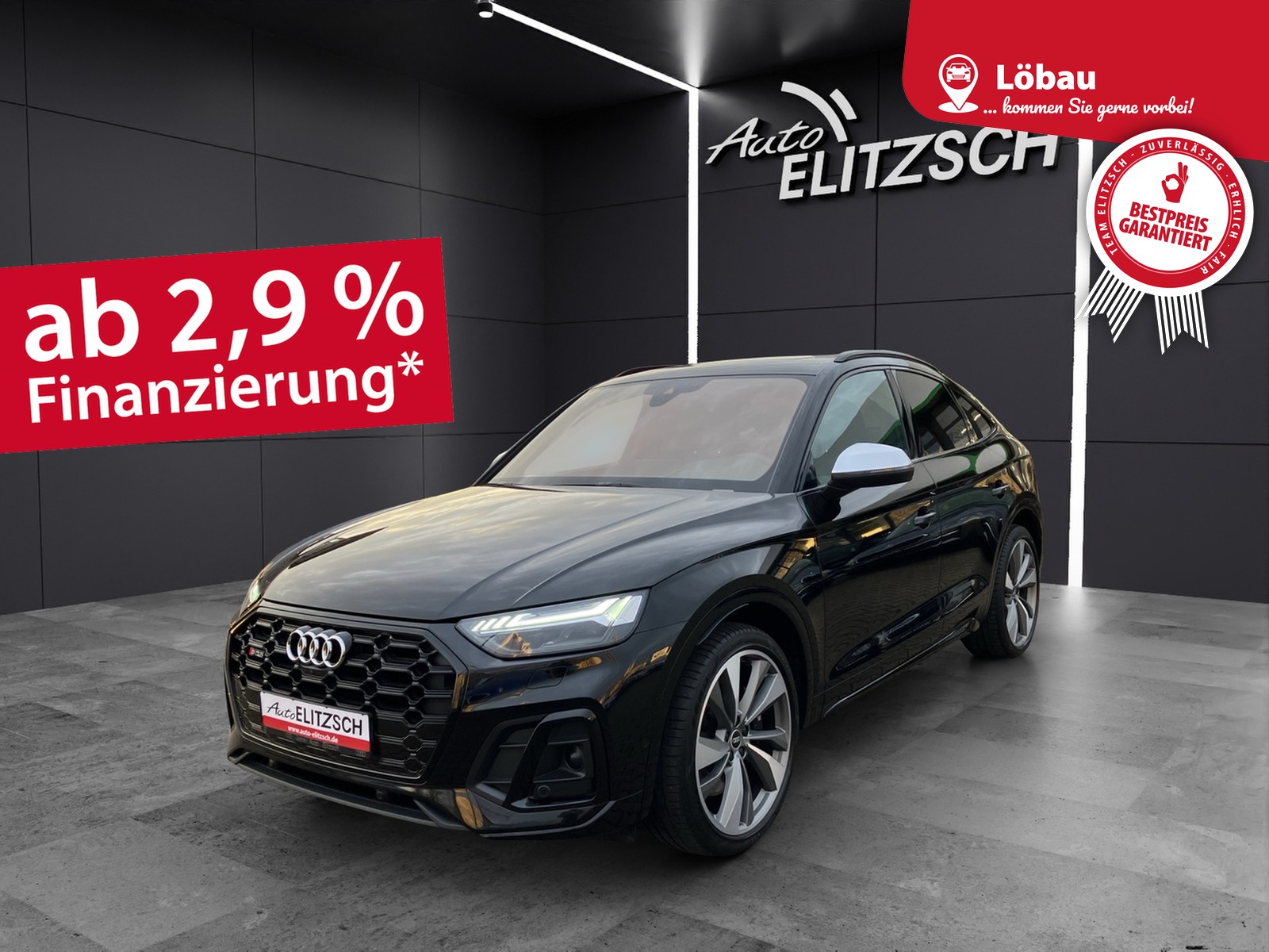 Fahrzeugabbildung Audi SQ5 Sportback 3.0 TDI quattro Matrix Navi ACC 21" AVC HuD PANO