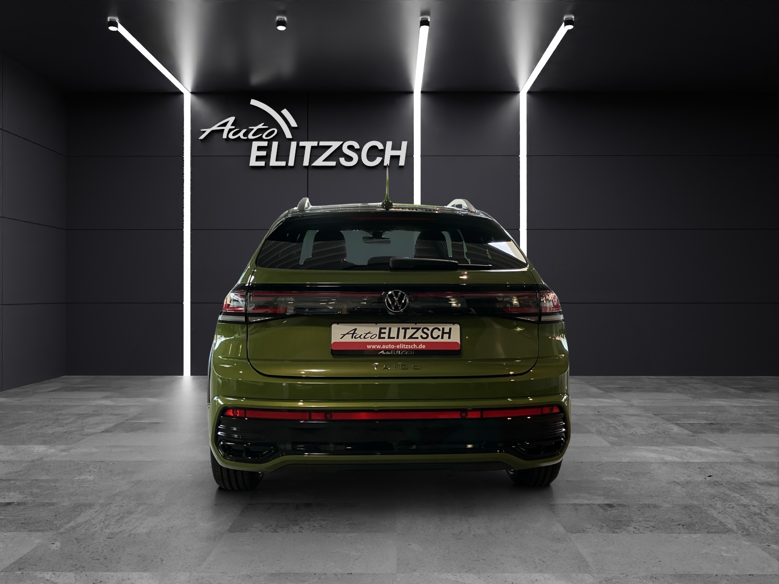 Fahrzeugabbildung Volkswagen Taigo 1,0 l TSI R-Line Black-Style RearView