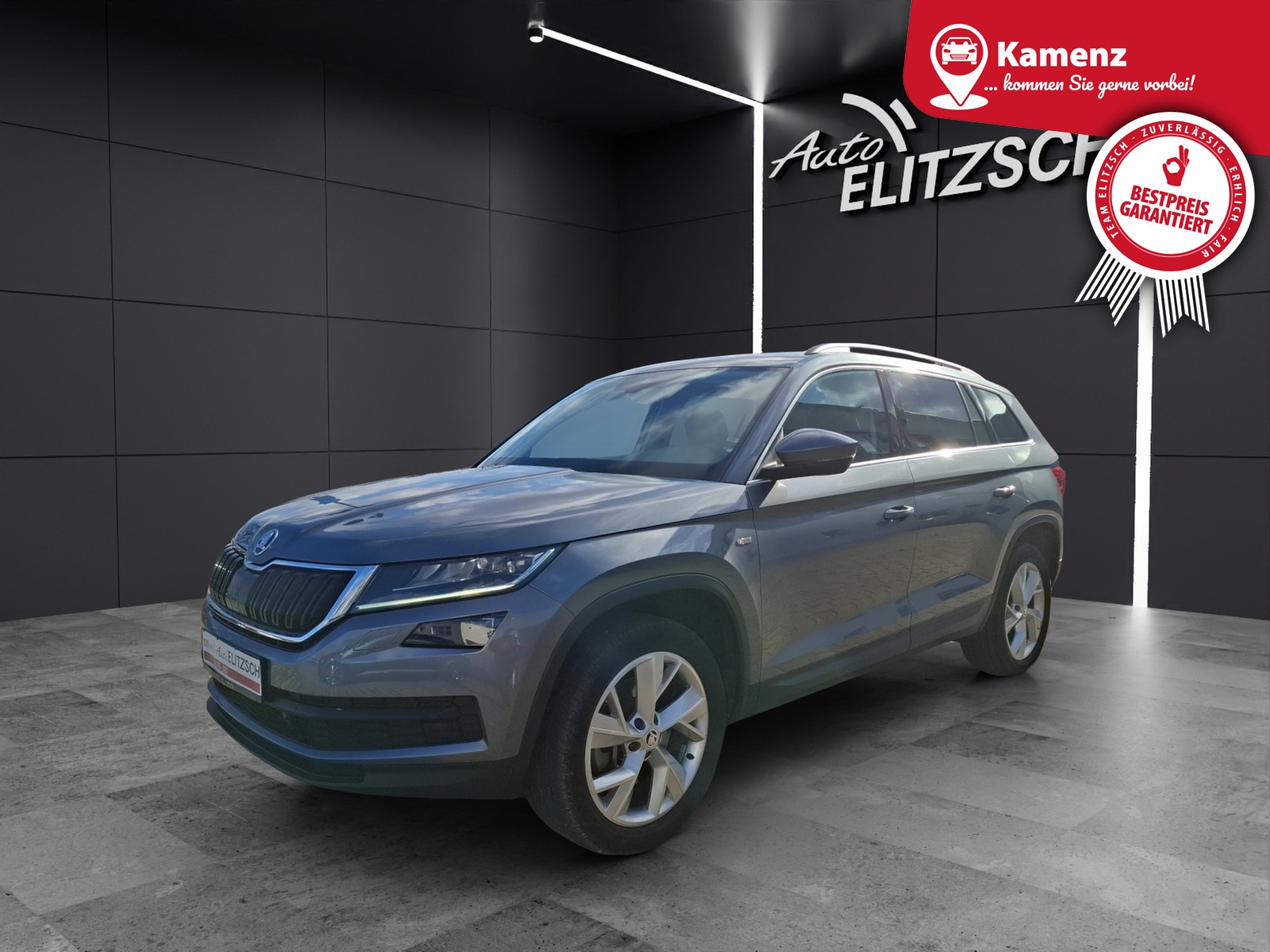 SKODA Kodiaq TDI Soleil DSG 4x4 Standhzg. LED Navi Leder ACC RFK SH