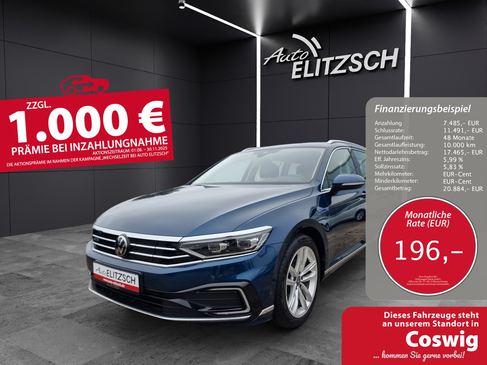 Volkswagen Passat Variant GTE MatrixLED ACC Kamera