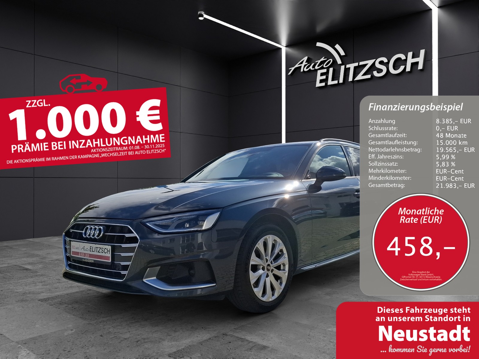 Audi A4 Avant 35 TDI advanced S-tronic Navi AVC HUD B&O SH