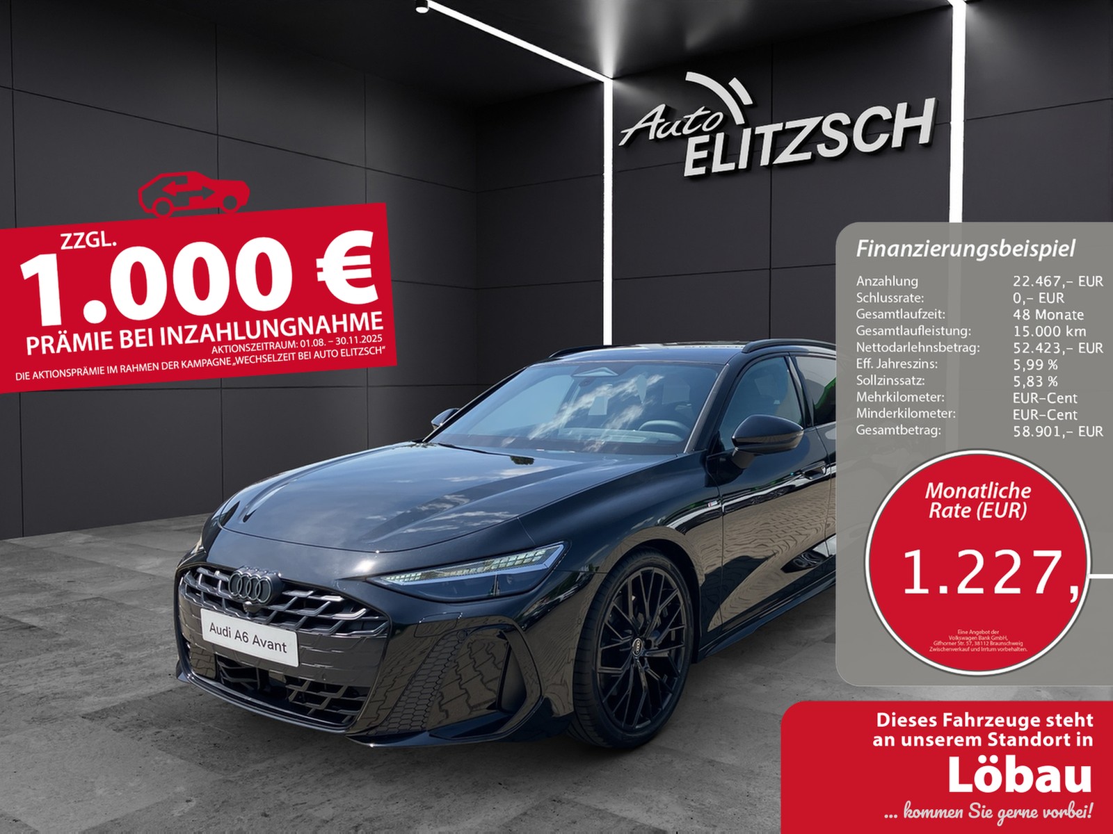 Audi A6 Avant TDI edition one Q PANO MATRIX TECH PRO HEAD UP