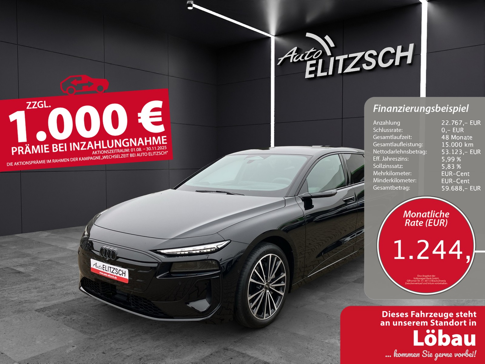 Audi A6 e-tron Avant performance 270 kW