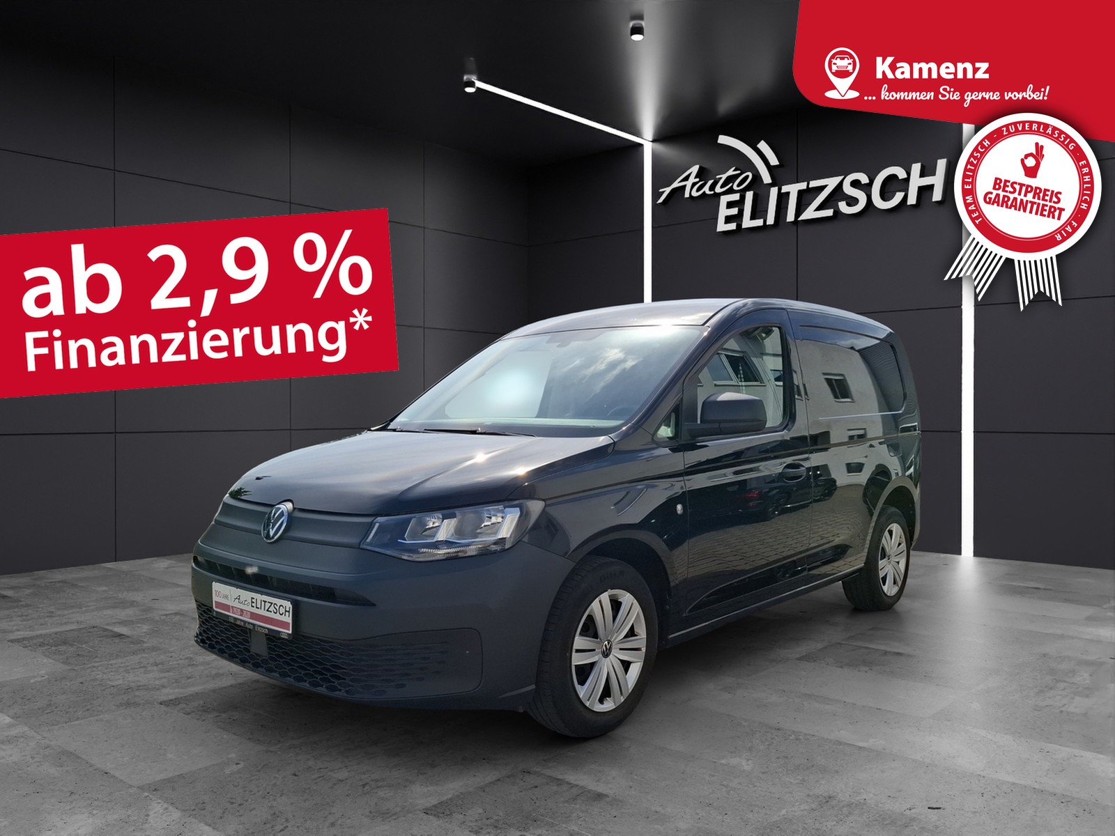 Fahrzeugabbildung Volkswagen Caddy TSI Kasten EcoProfi Klima DAB PDC