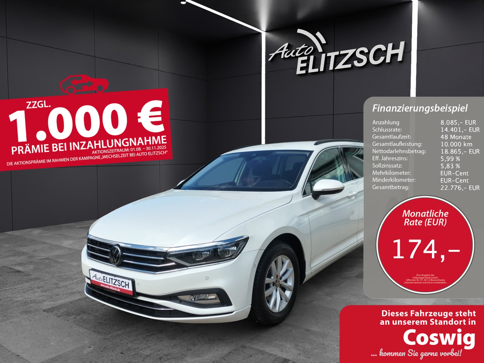 Volkswagen Passat Variant TDI Business DSG Matrix AHK Navi AID ACC RFK SH