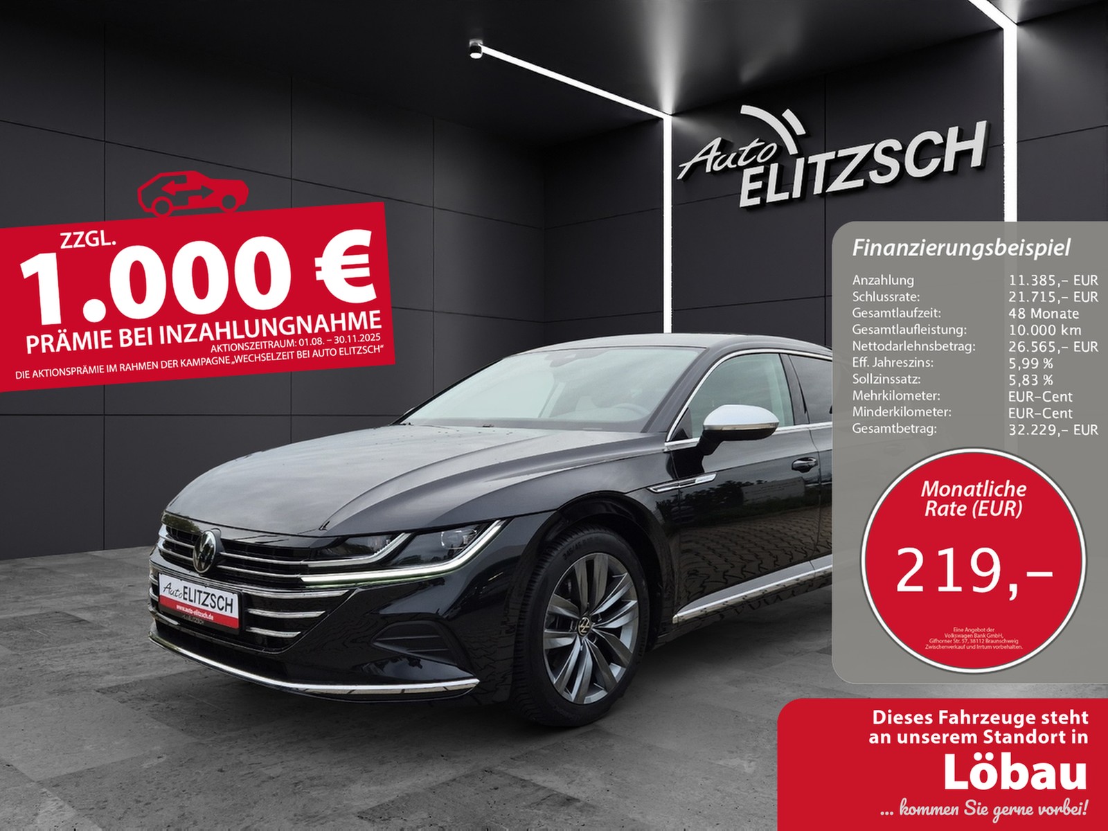 Volkswagen Arteon SB TDI Elegance DSG LED AHK Navi AID ACC RFK SH