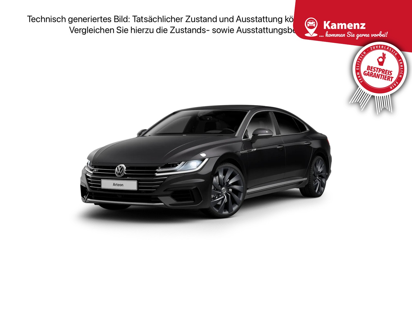 Fahrzeugabbildung Volkswagen Arteon TSI R-Line DSG 4M Standhzg.LED Navi ACC HUD AID RFK Leder 4xSHZ 20"