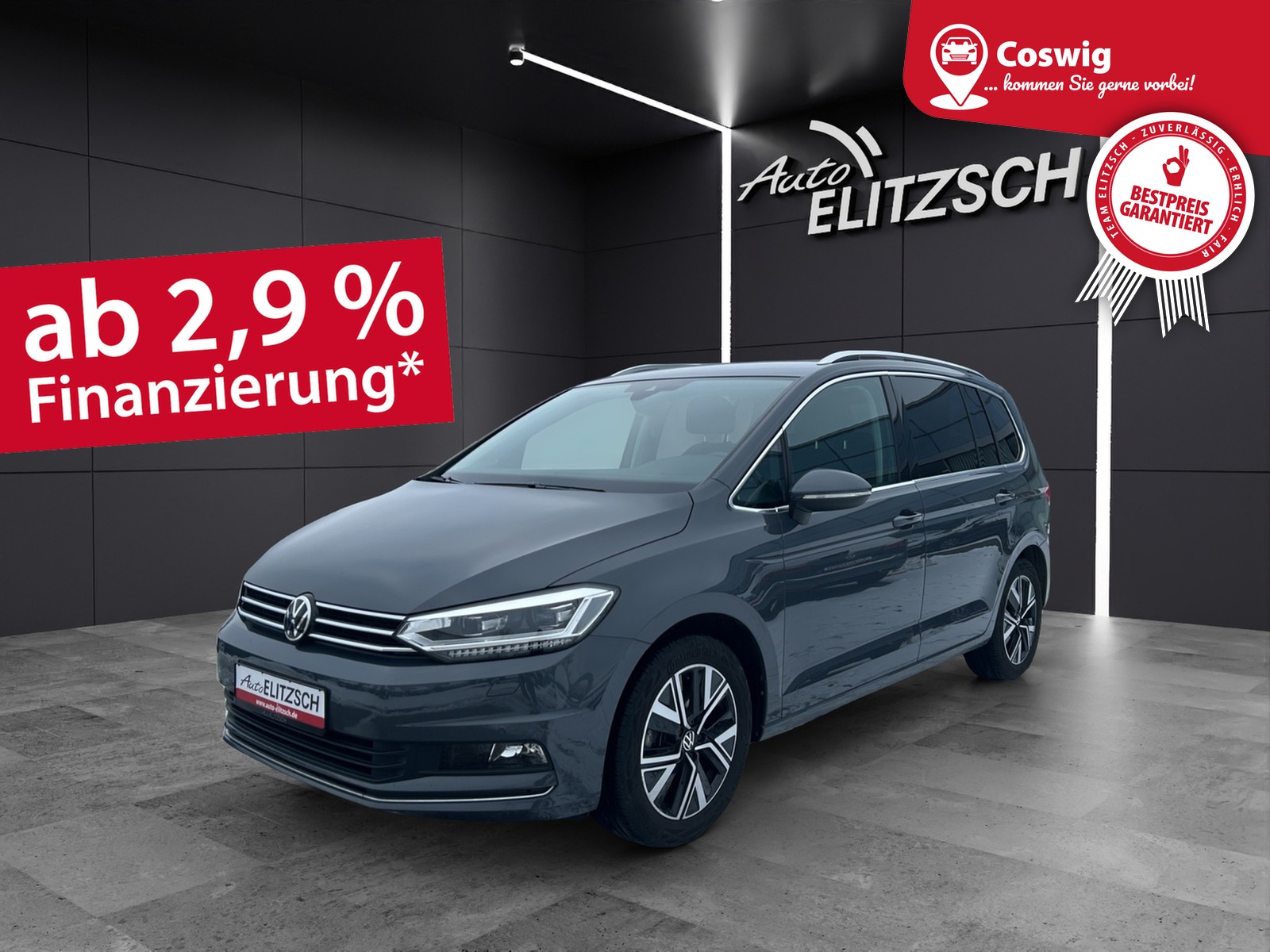 Volkswagen Touran Highline TDI DSG LED ACC AHK SH Massage PDC WeConnect Ambiente Navi