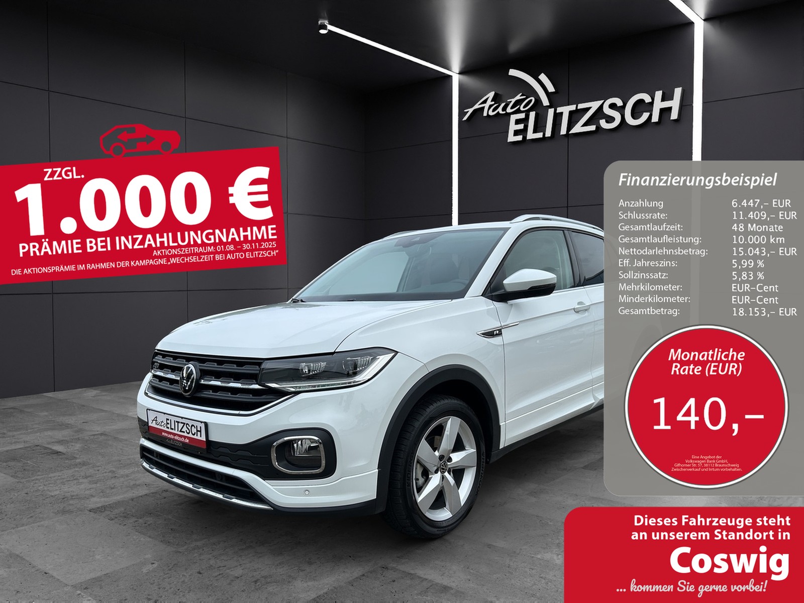 Volkswagen T-Cross TSI Style R-Line LED Navi RFK SH 17