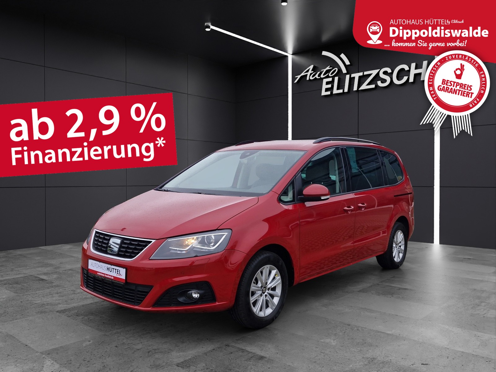 Fahrzeugabbildung SEAT Alhambra Reference 2.0 TDI Eco XENON NAVI AHK ACC SHZ