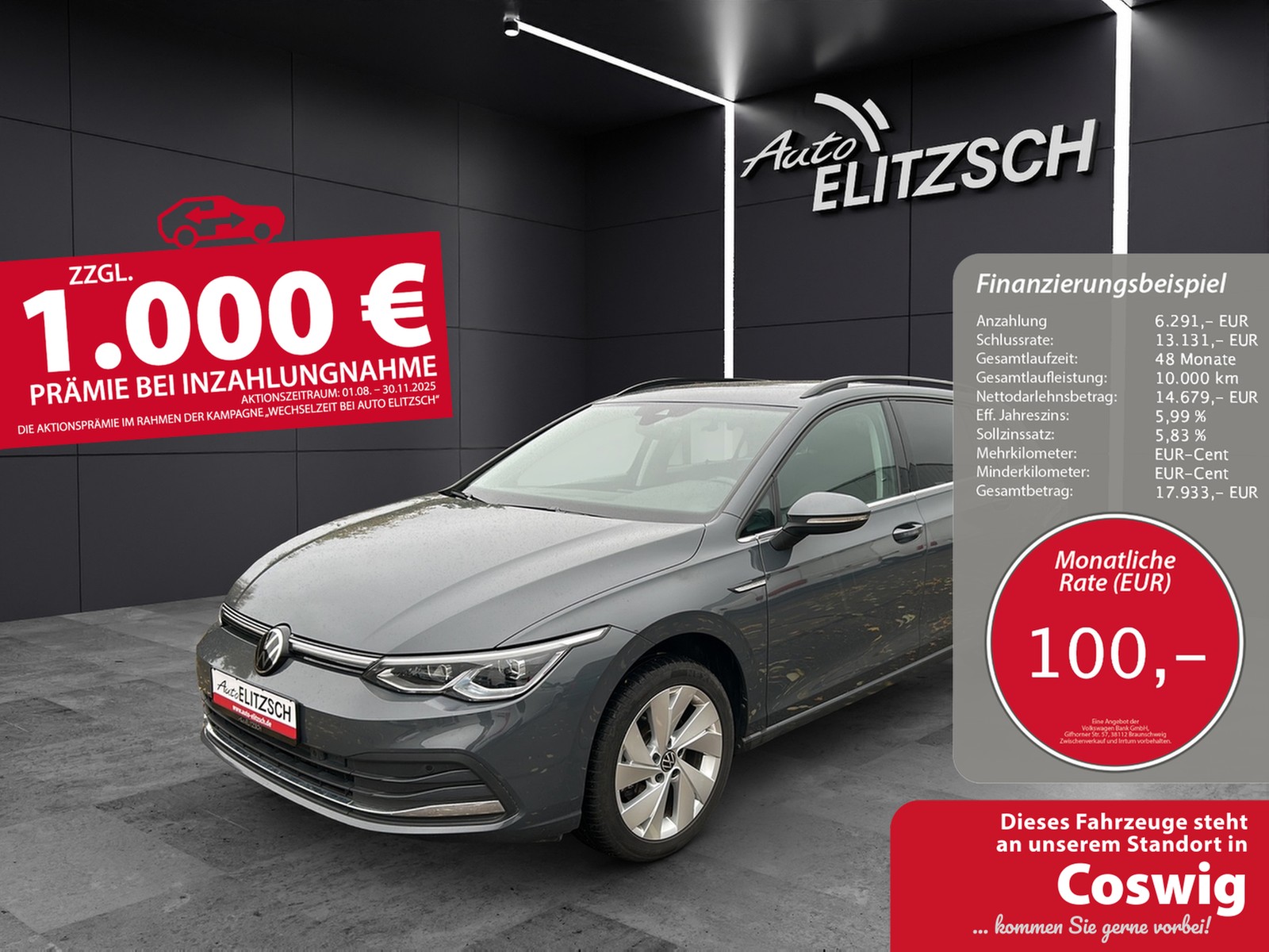 Volkswagen Golf VIII Variant Style TDI DSG LED+ ACC SHZ PDC Navi Klima