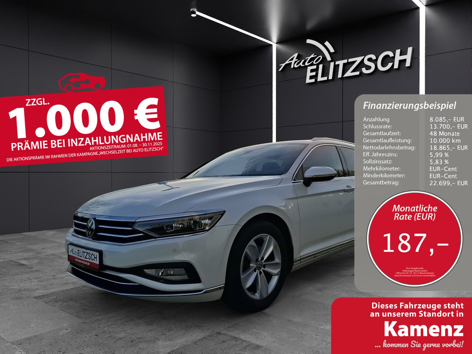 Volkswagen Passat Variant TDI Elegance DSG Matrix Navi AID ACC RFK SH