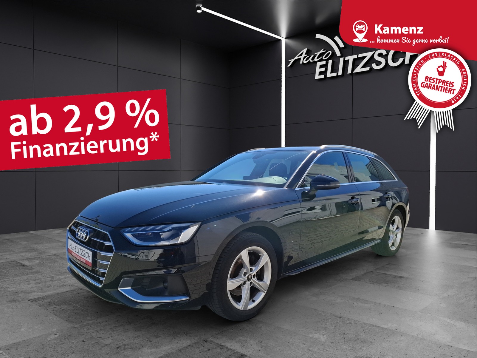 Fahrzeugabbildung Audi A4 Avant 35 TFSI advanced S-tronic LED Navi ACC RFK Leder SHZ