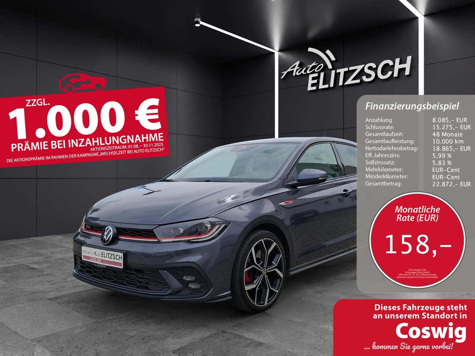 Volkswagen Polo GTI DSG Matrix AID ACC Park-Assist SH 18