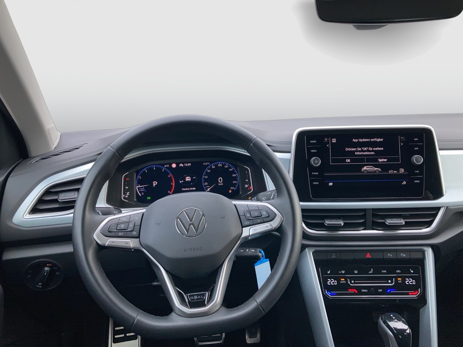 Fahrzeugabbildung Volkswagen T-Roc TSI Goal DSG LEDplus Navi AID ACC SHZ Park-Assist