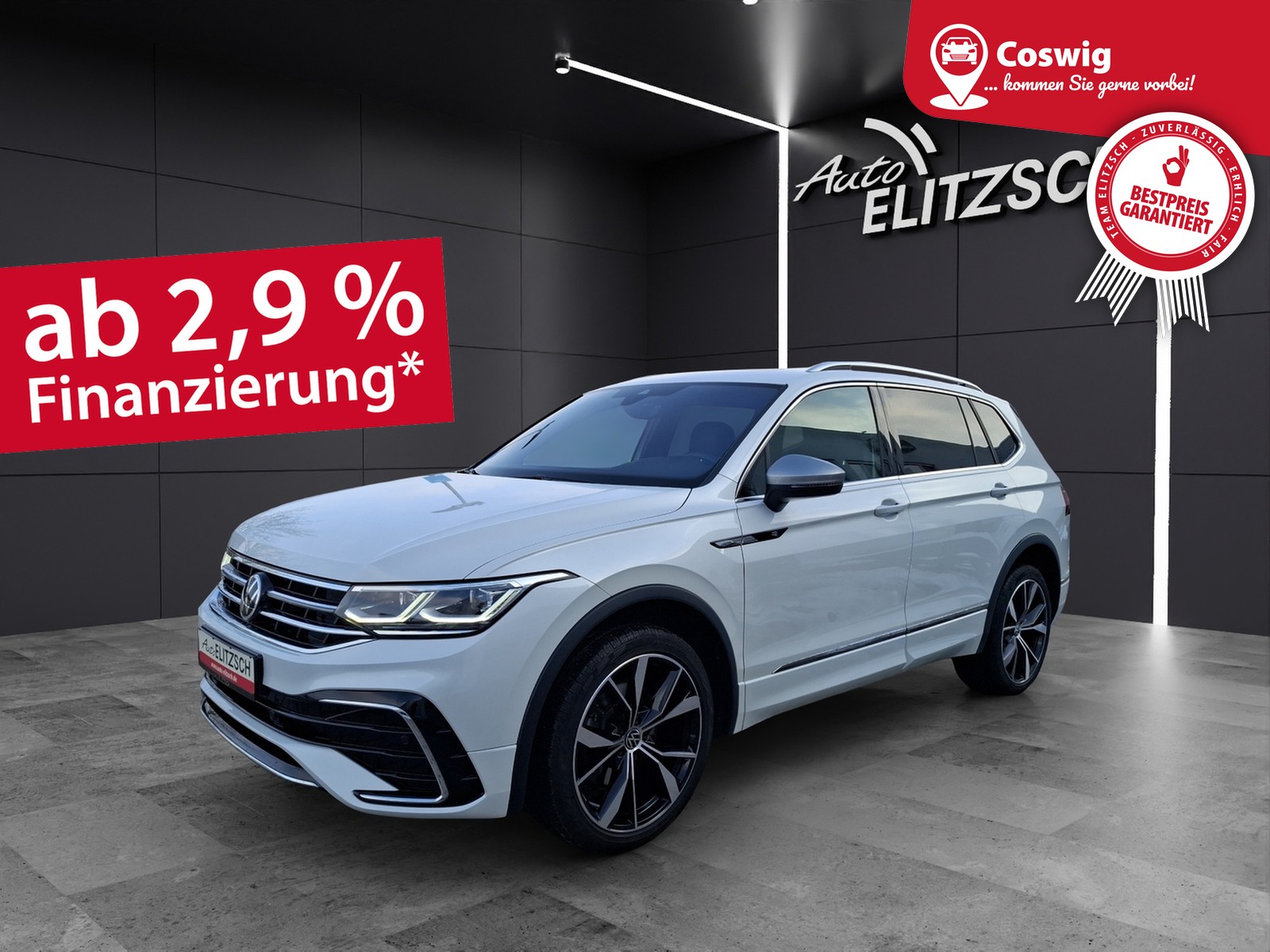 Volkswagen Tiguan Allspace TDI R-Line DSG 4M Matrix Navi Pano HUD AID ACC RFK SH 20