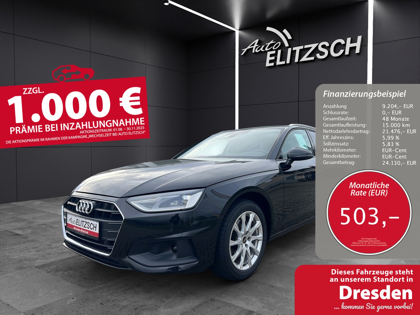 Audi A4 Avant 35 TDI S-tronic AHK Navi ACC PDC SH