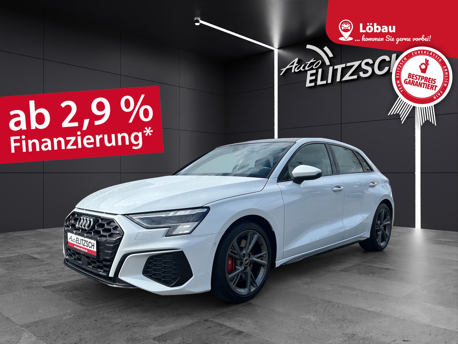 Fahrzeugabbildung Audi S3 Sportback TFSI quattro MATRIX PANO B&O NAVI SHZ