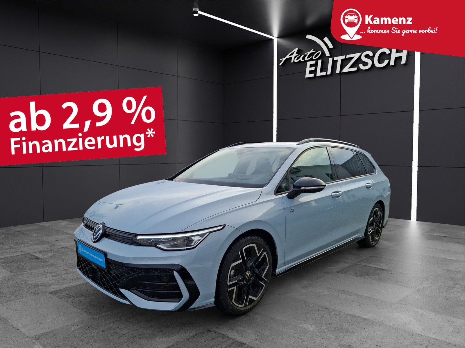 Volkswagen Golf VIII Variant eTSI R-Line DSG LEDplus AHK Navi Pano HUD AID ACC RFK SH