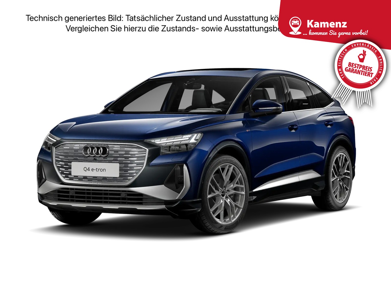 Fahrzeugabbildung Audi Q4 e-tron Sportback 50 S-line quattro Matrix AHK Navi Pano AVC ACC SHZ Park-Assist