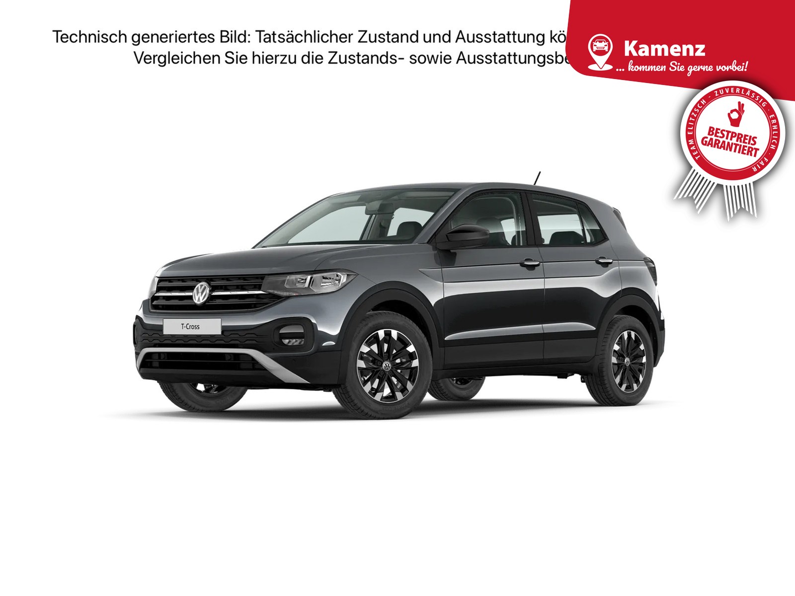 Volkswagen T-Cross 1.0 Basis Klima PDC SHZ LM