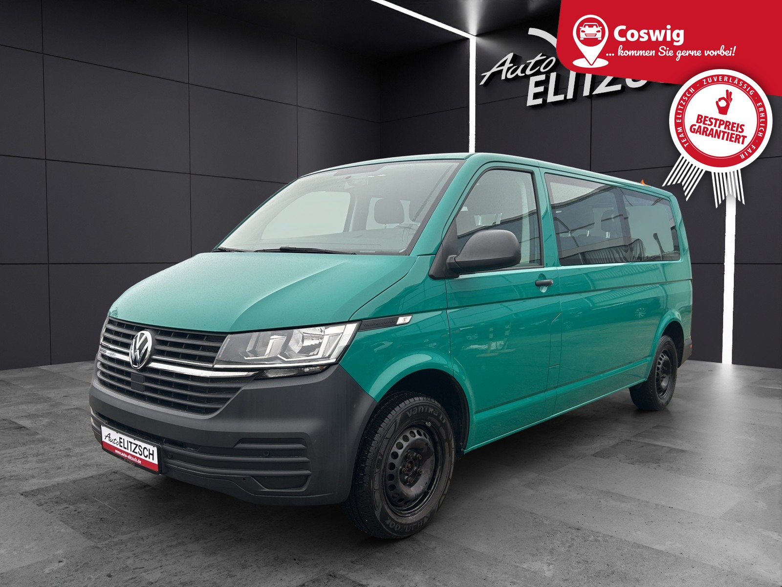 Volkswagen T6 Kombi T6.1 TDI 9-Sitzer LR AHK PDC DAB+ Klima Start/Stop