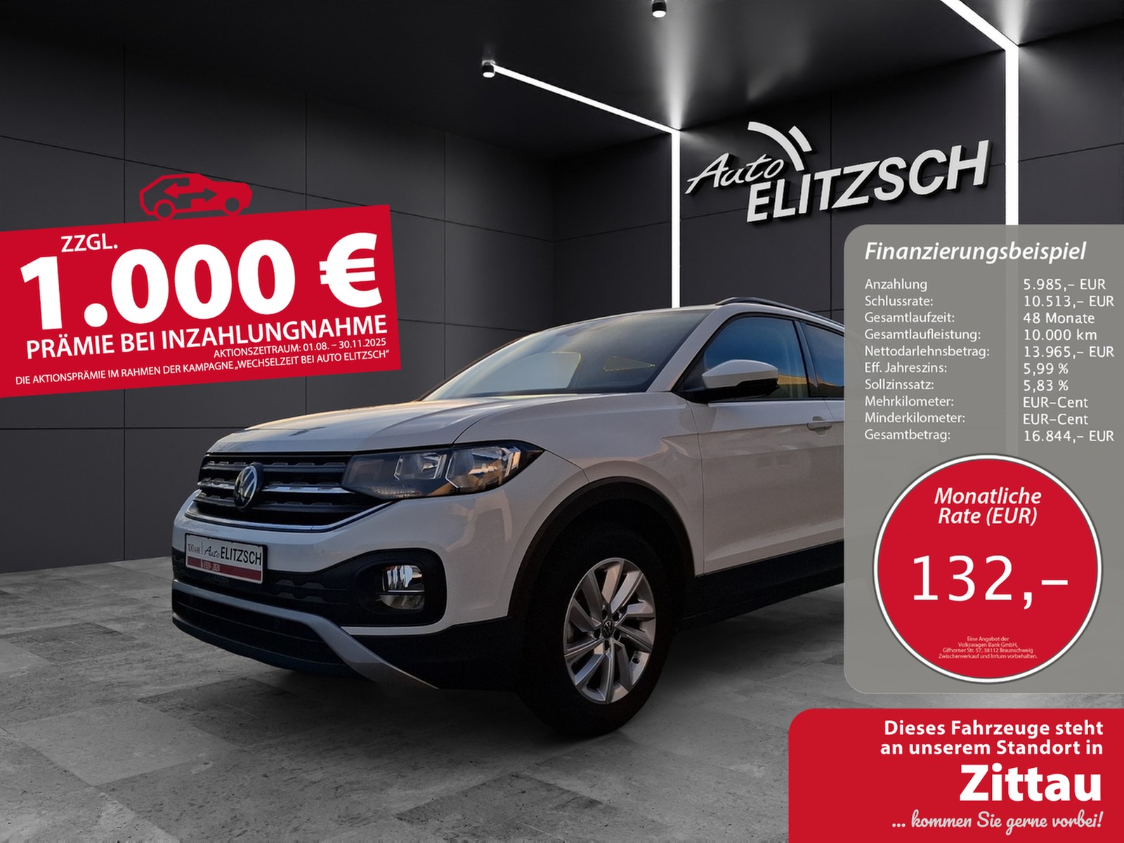 Volkswagen T-Cross Life Navi Kamera SH LM