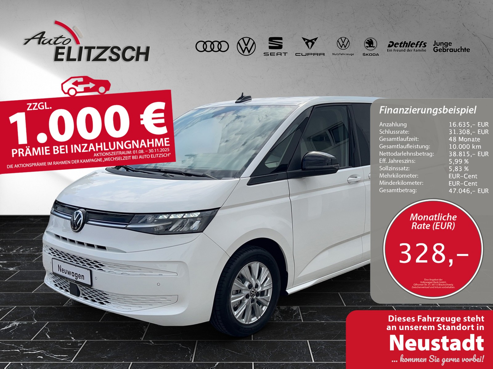Volkswagen T7 Multivan TDI Life AHK NAVI ACC RFK