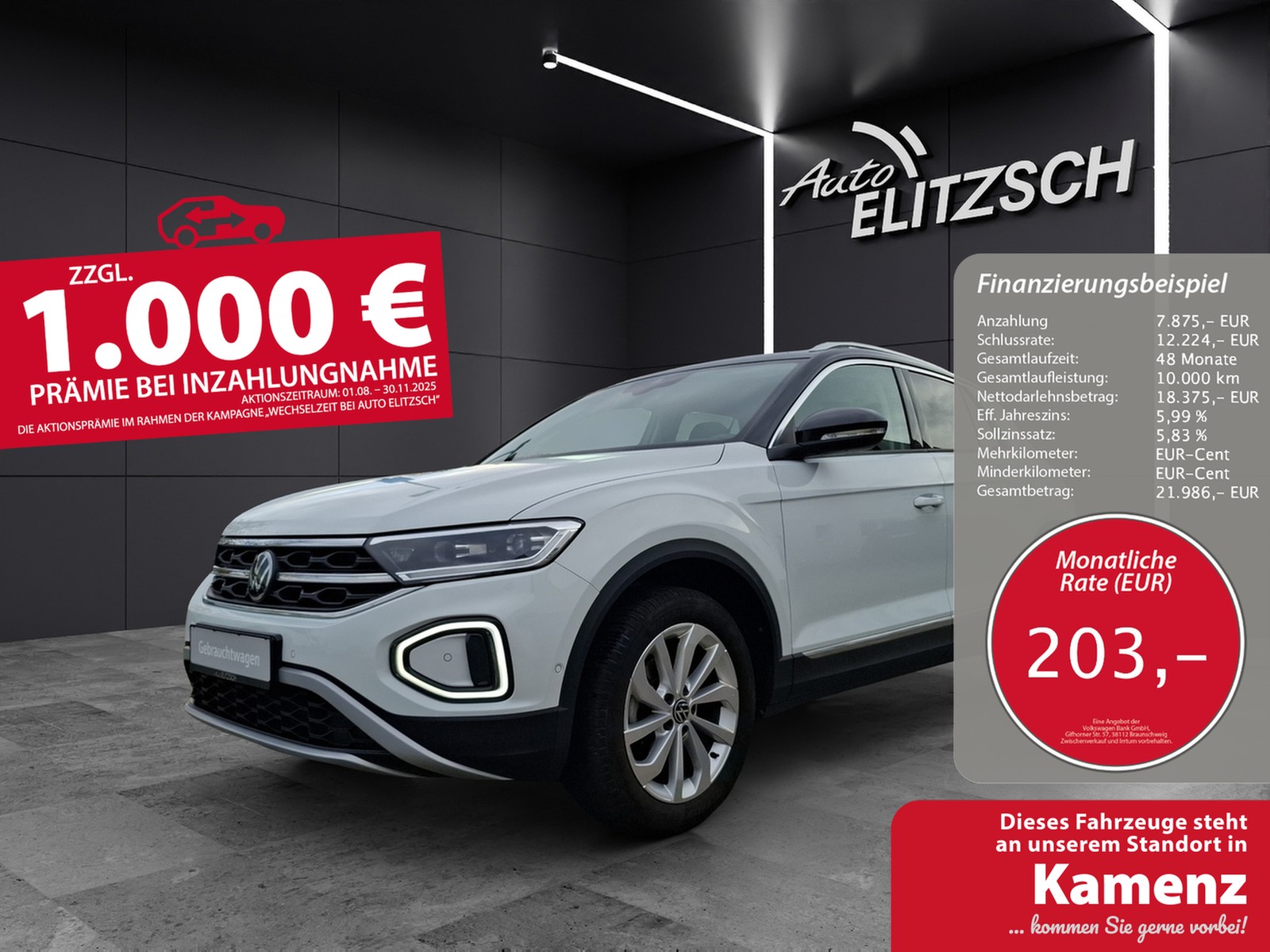 Volkswagen T-Roc TSI Style DSG LED Navi AID ACC RFK SH