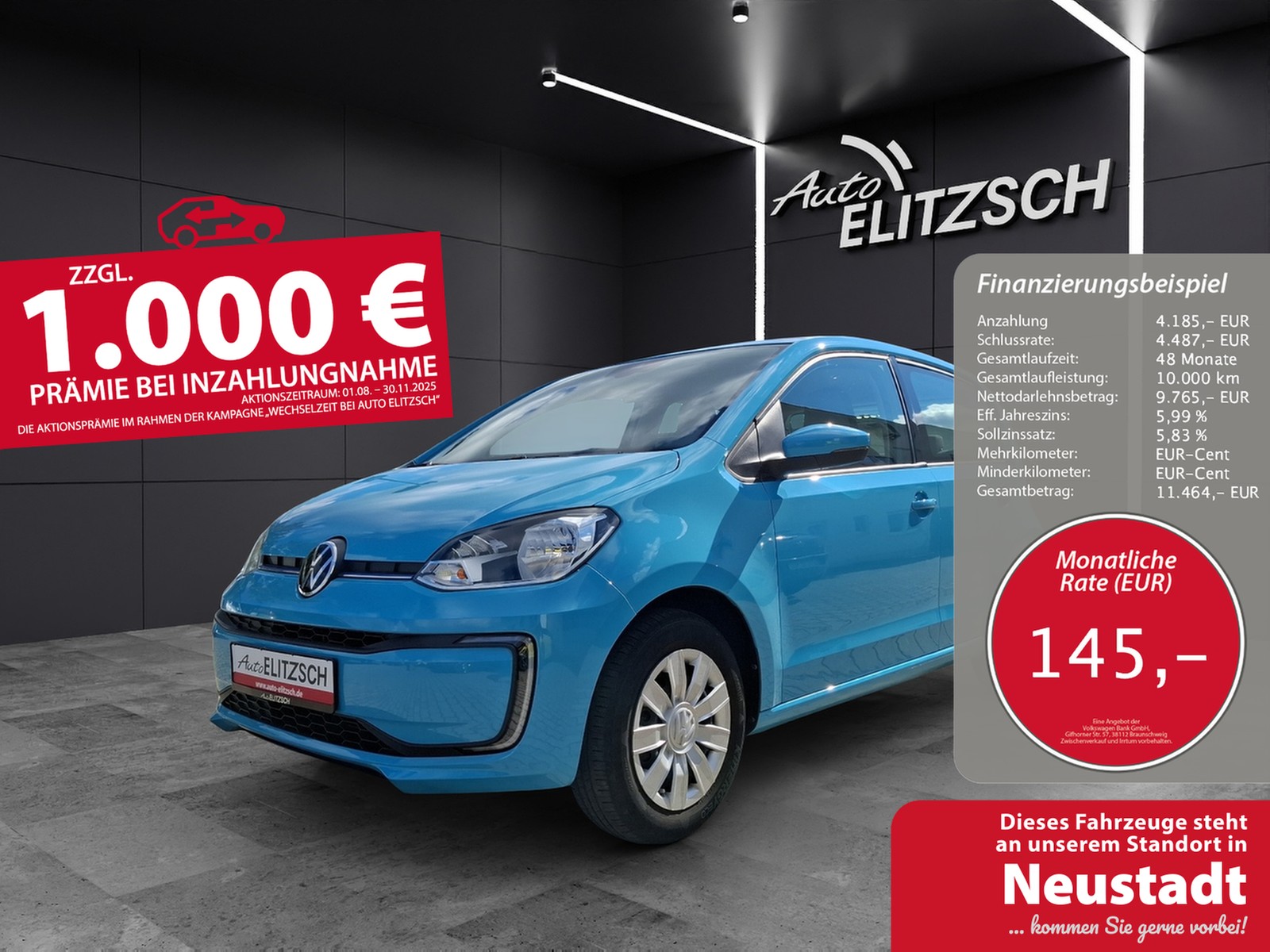 Volkswagen up! e-up! Climatronic DAB GRA PDC SH