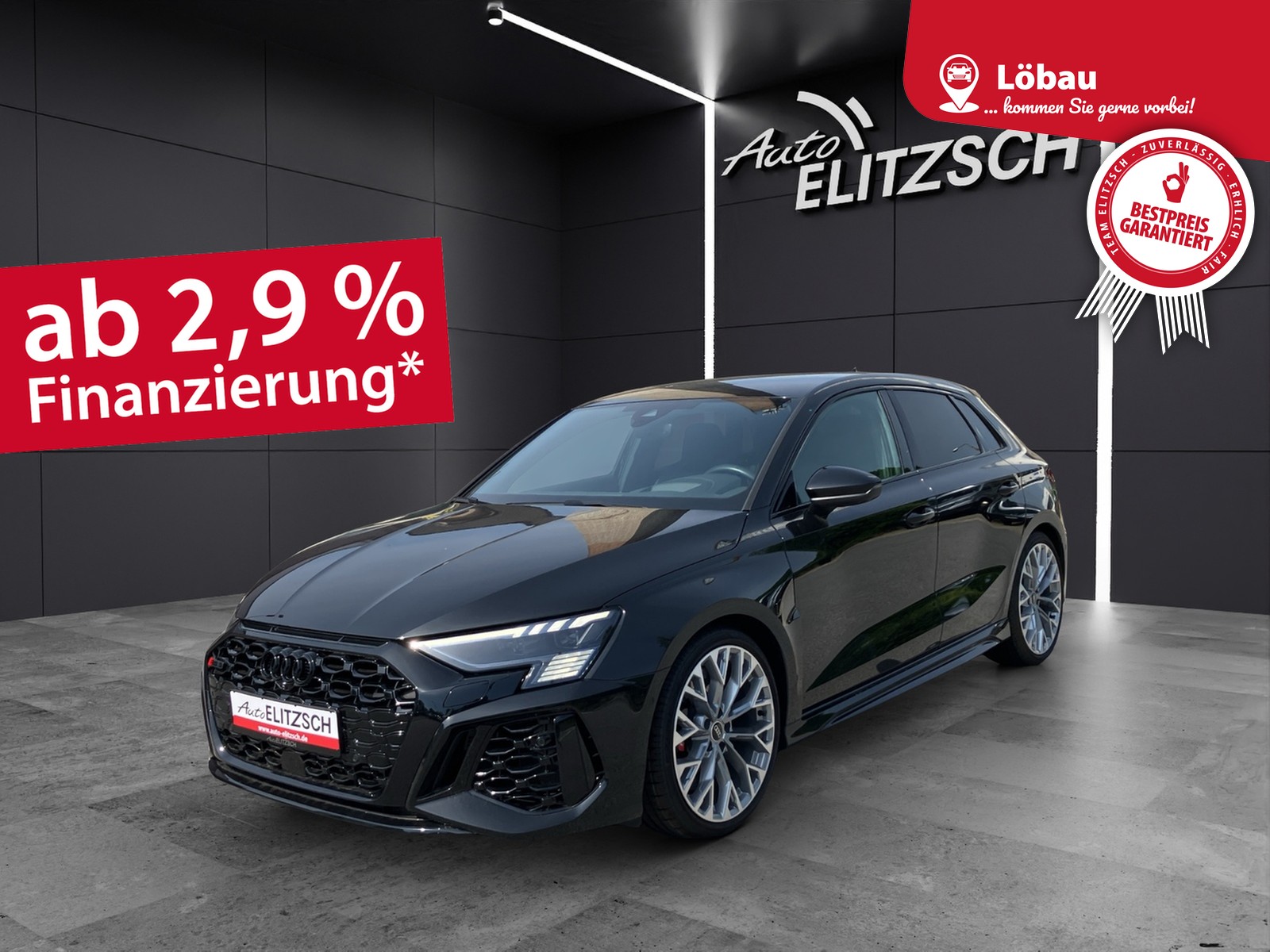 Fahrzeugabbildung Audi RS 3 Sportback quattro Matrix Navi ACC Head-Up 360°
