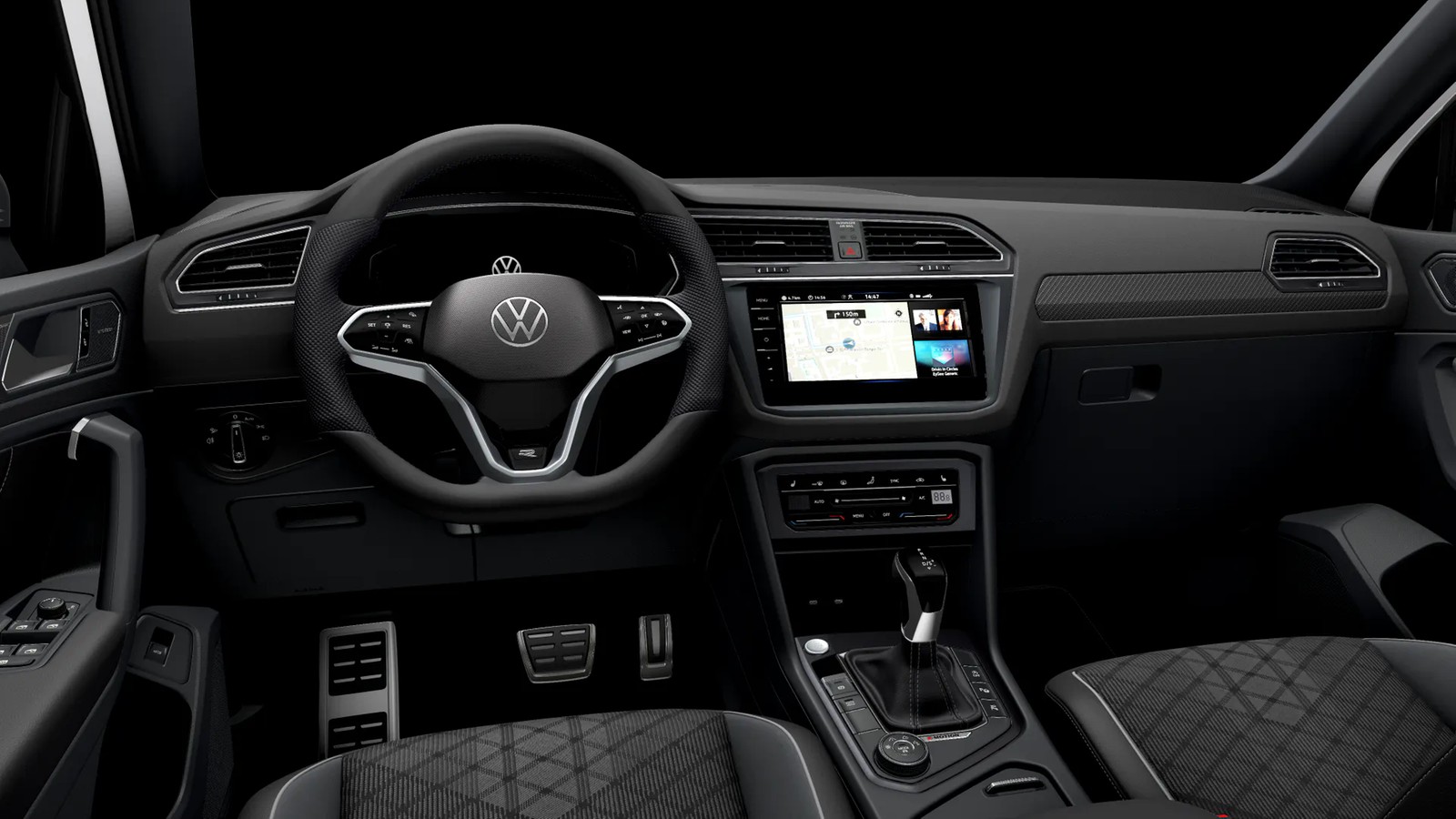 Fahrzeugabbildung Volkswagen Tiguan Allspace TDI R-Line DSG 4M Matrix Navi AID Pano HUD ACC RFK Harman SHZ 20