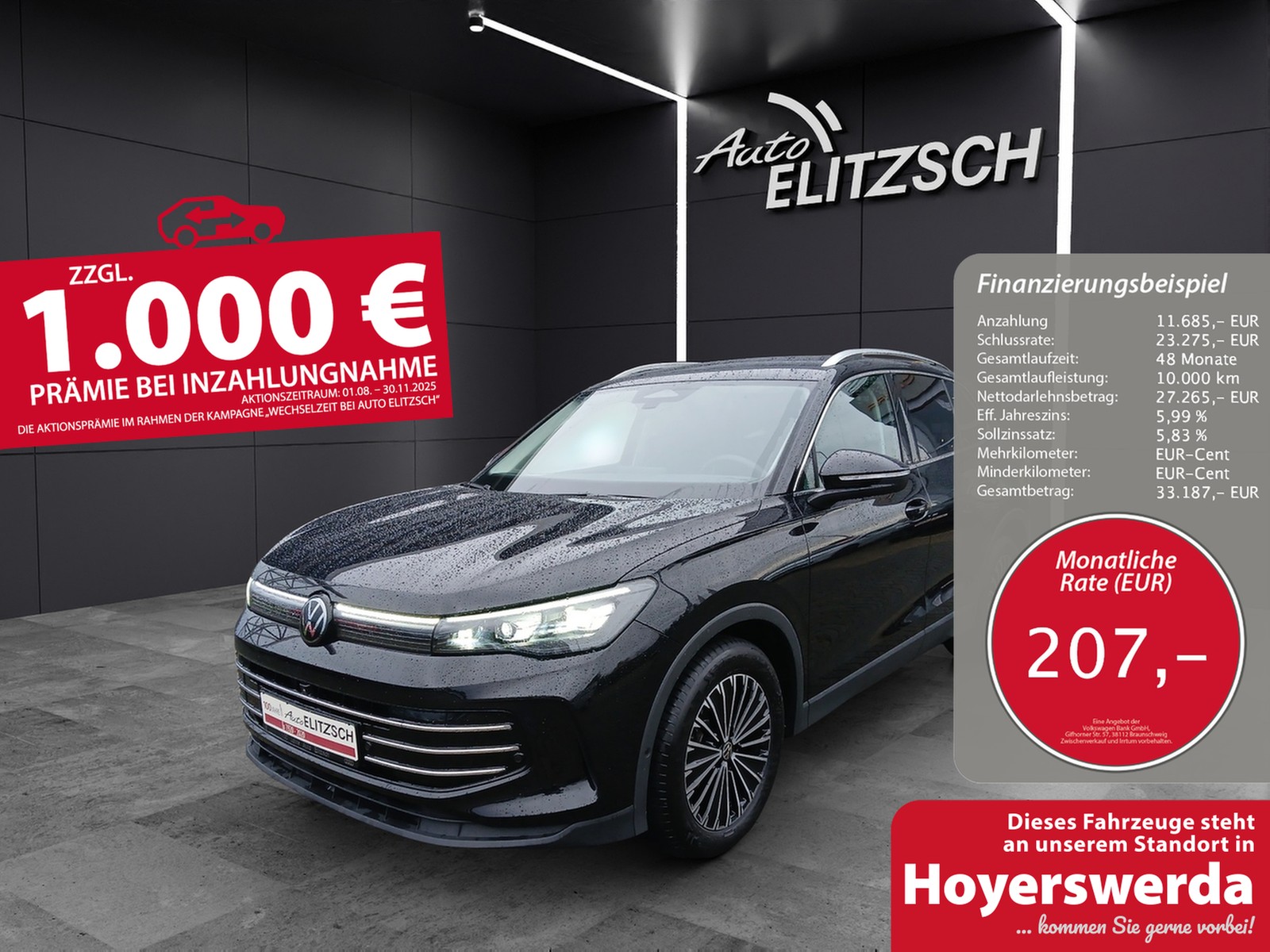 Volkswagen Tiguan eTSI Elegance Matrix AHK Navi AID ACC RFK SH