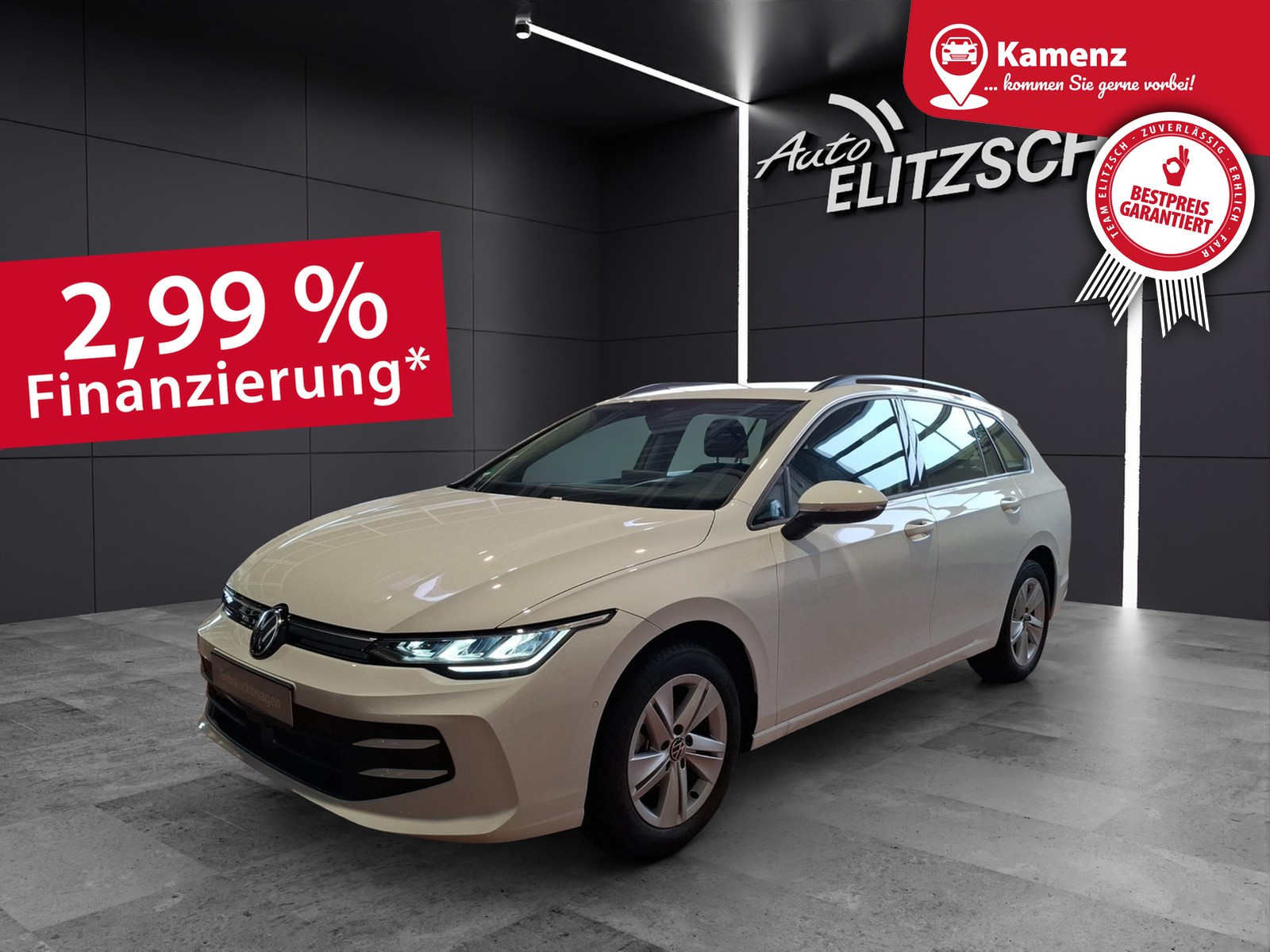 Fahrzeugabbildung Volkswagen Golf VIII Variant TSI Life Standhzg. LED Navi HUD AID ACC RFK SH